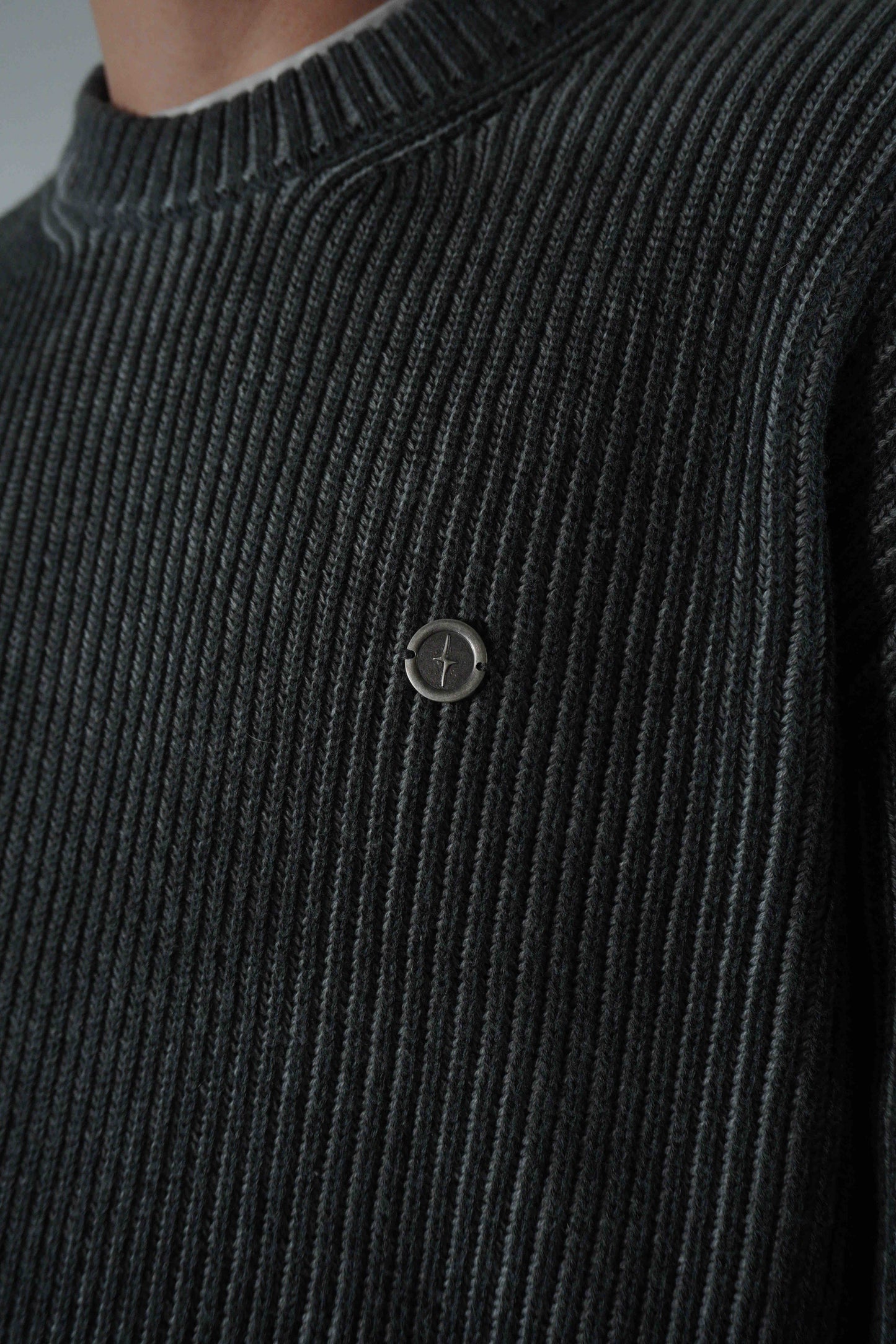 By hand sweater (gray)