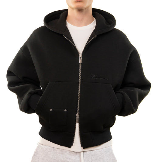ZIP-UP (BLACK)