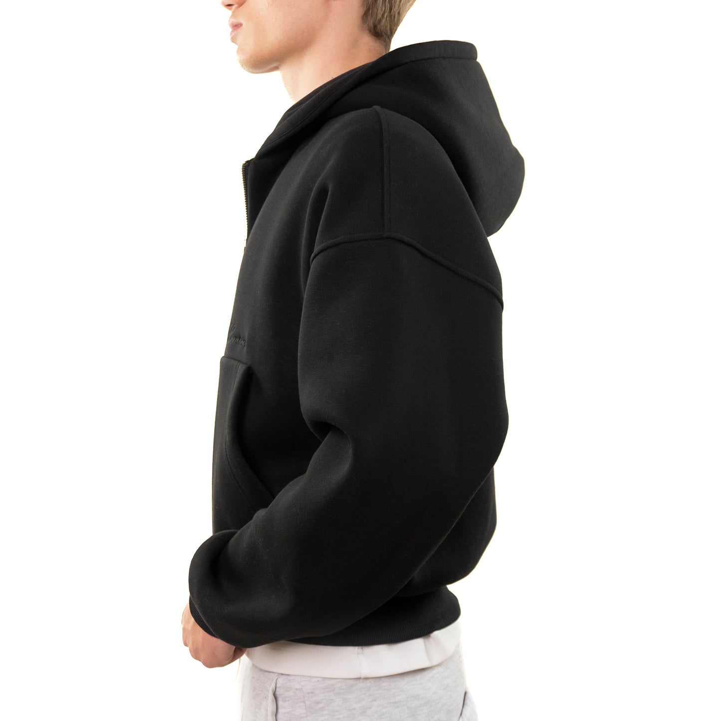 ZIP-UP (BLACK)