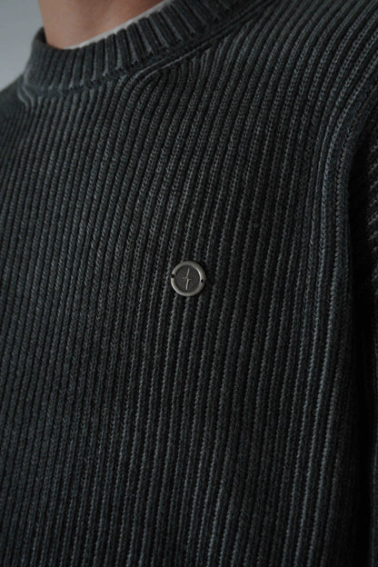 By hand sweater (gray)